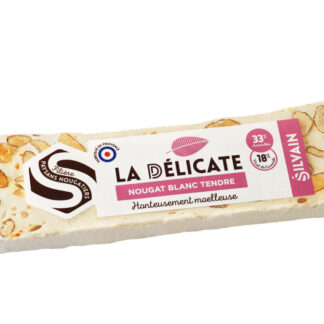 Nougat Blanc Artisanal Tendre LA DELICATE - 100g