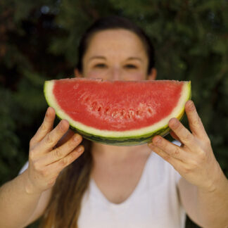 Pastèque Noire "Bollo" - 1/4 de Pastèque (sans pépins)