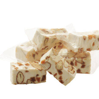 Nougat Blanc Artisanal au Caramel Beurre Salé LA PIRATE - Vrac 100g