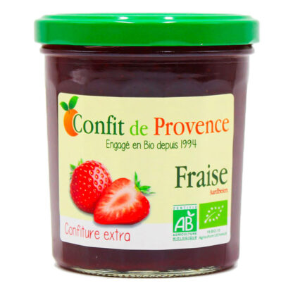 Confiture Artisanale de Fraise BIO - 370g (+20% offert)