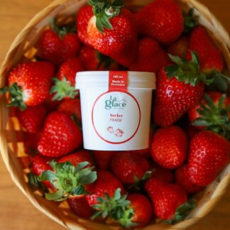 Glace Artisanale Fraise "La Glace des Alpilles" - 140ml