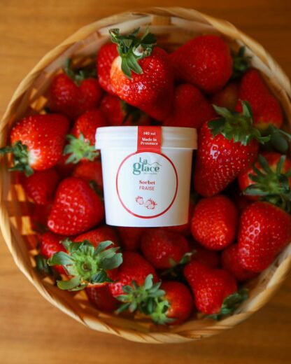 Glace Artisanale Fraise "La Glace des Alpilles" - 140ml