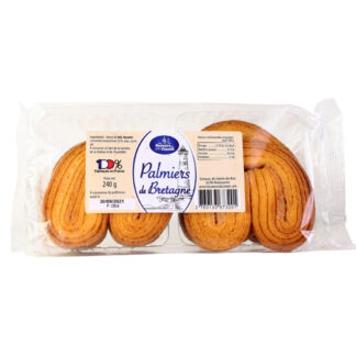 Palmiers Pur Beurre - Barquette 240g