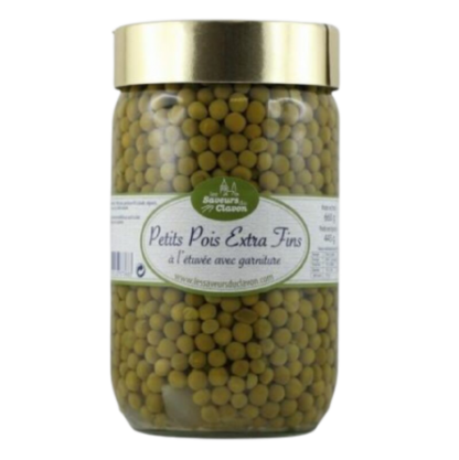 Petit Pois Extra Fins à l'Etuvé - Bocal 72cl