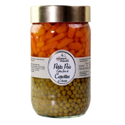 Pois Extra Fins et Jeunes Carottes - Bocal 72cl