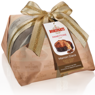 Panettone aux Marrons Glacés "Bonifanti" 1kg
