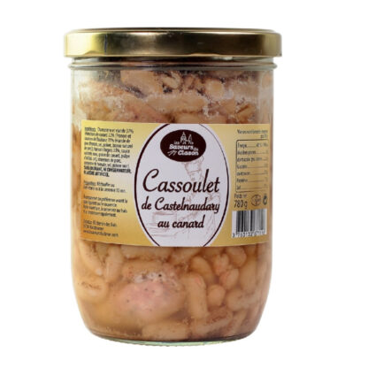 Cassoulet Confit de Canard "Les Saveurs du Clavon" - 780g