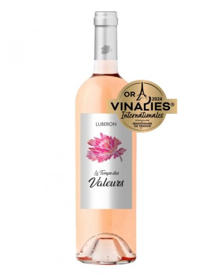 Vin Rosé "Le Temps des Valeurs" AOP Luberon 2023 - 75cl