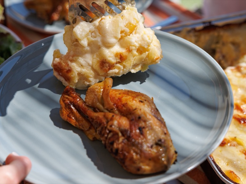 Rôtissoire de poulets fermiers Label Rouge à la boutique Les Paniers de Didier